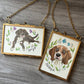 Custom Hand Painted Pet Portrait Watercolor Ornament