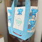 Custom Mini Tote Bag Commission BLUE