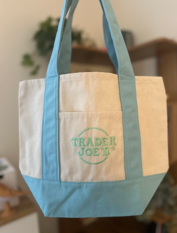 Custom Mini Tote Bag Commission BLUE
