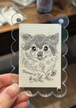 Mini Pet Portrait Magnet